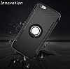 Eiroo Mage Fit iPhone 6 Plus / 6S Plus Standl Ultra Koruma Silver Klf - Resim: 6