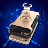 Eiroo Mage Fit iPhone SE / 5 / 5S Standl Ultra Koruma Silver Klf - Resim: 6