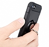 Eiroo Mage Fit iPhone SE / 5 / 5S Standl Ultra Koruma Lacivert Klf - Resim: 4
