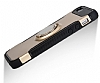 Eiroo Mage Fit iPhone SE / 5 / 5S Standl Ultra Koruma Silver Klf - Resim: 1