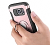 Eiroo Mage Fit Samsung Galaxy S7 Edge Standl Ultra Koruma Krmz Klf - Resim: 3