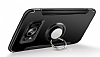 Eiroo Mage Fit Samsung Galaxy S8 Plus Standl Ultra Koruma Siyah Klf - Resim: 2
