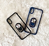 Eiroo Magnetics iPhone X / XS Ultra Koruma Lacivert Klf - Resim: 1