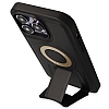 Eiroo Magneticsafe iPhone 14 Pro Max Standl Siyah Rubber Klf - Resim: 3