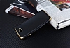 Eiroo Matte Fit General Mobile GM6 Gold Kenarl Siyah Silikon Klf - Resim: 2