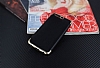 Eiroo Matte Fit Huawei P10 Plus Gold Kenarl Siyah Silikon Klf - Resim: 2