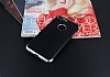 Eiroo Matte Fit iPhone 7 Plus Silver Kenarl Siyah Silikon Klf - Resim: 1
