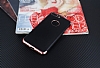 Eiroo Matte Fit iPhone 7 Plus Rose Gold Kenarl Siyah Silikon Klf - Resim: 1
