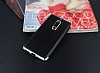 Eiroo Matte Fit Nokia 5 Silver Kenarl Siyah Silikon Klf - Resim: 1