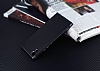 Eiroo Matte Fit Sony Xperia XA1 Dark Silver Kenarl Siyah Silikon Klf - Resim: 2