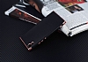Eiroo Matte Fit Sony Xperia XA1 Rose Gold Kenarl Siyah Silikon Klf - Resim: 2