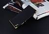 Eiroo Matte Fit Sony Xperia XA1 Ultra Gold Kenarl Siyah Silikon Klf - Resim: 2