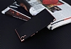 Eiroo Matte Fit Sony Xperia XA1 Ultra Rose Gold Kenarl Siyah Silikon Klf - Resim: 2