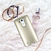 Eiroo Metallic Fit LG G3 Gold Silikon Klf - Resim: 1