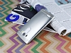 Eiroo Metallic Fit LG G4 Silver Silikon Klf - Resim: 3