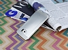 Eiroo Metallic Fit Samsung Galaxy S6 Edge Silver Silikon Klf - Resim: 2