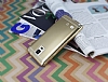 Eiroo Metallic Fit Samsung N9100 Galaxy Note 4 Gold Silikon Klf - Resim: 2