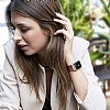 Eiroo Milanese Loop Samsung Galaxy Watch 42 mm Metal Siyah Kordon - Resim: 3