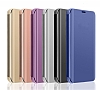 Eiroo Mirror Cover Samsung Galaxy Note 5 Aynal Kapakl Gold Klf - Resim: 3