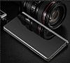 Eiroo Mirror Cover Samsung Galaxy S6 Edge Uyku Modlu Aynal Kapakl Lacivert Klf - Resim: 1