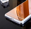 Eiroo Mirror Samsung Galaxy Grand Prime / Prime Plus Silikon Kenarl Aynal Rose Gold Rubber Klf - Resim: 4