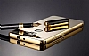 Eiroo Mirror Huawei Ascend Mate S Metal Kenarl Aynal Rose Gold Rubber Klf - Resim: 3
