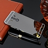 Eiroo Mirror Huawei Mate 10 Pro Metal Kenarl Aynal Siyah Rubber Klf - Resim: 2