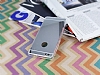 Eiroo Mirror Huawei P8 Lite Silikon Kenarl Aynal Silver Rubber Klf - Resim: 2