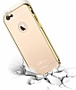 Eiroo Mirror iPhone 6 Plus / 6S Plus Metal Kenarl Aynal Gold Rubber Klf - Resim: 5