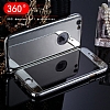 Eiroo Mirror Protect Fit iPhone 6 / 6S Aynal 360 Derece Koruma Jet Black Klf - Resim: 5