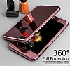 Eiroo Mirror iPhone 7 Plus Aynal 360 Derece Koruma Rose Gold Klf - Resim: 7