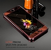 Eiroo Mirror iPhone 7 Plus Aynal 360 Derece Koruma Rose Gold Klf - Resim: 6