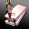 Eiroo Mirror iPhone 7 Aynal 360 Derece Koruma Silver Klf - Resim: 2