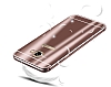 Eiroo Mirror Samsung Galaxy C7 SM-C7000 Metal Kenarl Aynal Siyah Rubber Klf - Resim: 4