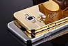 Eiroo Mirror Samsung Galaxy On7 Metal Kenarl Aynal Gold Rubber Klf - Resim: 2