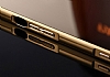 Eiroo Mirror Sony Xperia Z3 Plus Metal Kenarl Aynal Gold Rubber Klf - Resim: 5