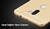 Eiroo Mirror Xiaomi Mi 5s Plus Metal Kenarl Aynal Rose Gold Rubber Klf - Resim: 6