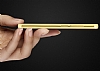 Eiroo Mirror Xiaomi Mi Max Metal Kenarl Aynal Gold Rubber Klf - Resim: 3