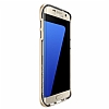 Eiroo Mixx Hybrid Samsung Galaxy S7 Edge Siyah Kenarl Standl Silikon Klf - Resim: 1