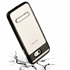 Eiroo Mixx Hybrid Samsung Galaxy S9 Silver Kenarl Standl Silikon Klf - Resim: 2