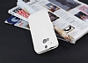 Eiroo More HTC One M8 Standl Czdanl Beyaz Deri Klf - Resim: 3