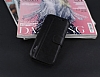 Eiroo More HTC One mini 2 Standl Czdanl Siyah Deri Klf - Resim: 1
