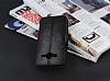 Eiroo More Samsung Galaxy Core 2 Standl Czdanl Siyah Deri Klf - Resim: 3