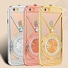Eiroo Necklace iPhone 6 / 6S Metal Rose Gold Klf - Resim: 1