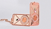 Eiroo Necklace iPhone 6 / 6S Metal Rose Gold Klf - Resim: 7