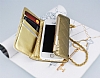 Eiroo New Bag iPhone SE / 5 / 5S Czdan Gold Klf - Resim: 3