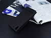 HTC Desire 728G Gizli Mknatsl Pencereli Siyah Deri Klf - Resim: 2
