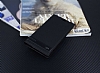 LG G5 Gizli Mknatsl Siyah Deri Klf - Resim: 1