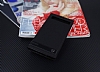 LG V20 Gizli Mknatsl Pencereli Siyah Deri Klf - Resim: 1