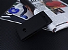 Microsoft Lumia 540 Gizli Mknatsl Yan Kapakl Siyah Deri Klf - Resim: 2